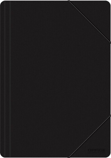 Office Products Elastisk Mappe A4 Pp 500 Mikron Svart