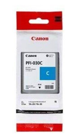 Canon PFI-030 / 3490C001 Cyan - Blekkpatron Blå Canon PFI-030 / 3490C001 Cyan - Blekkpatron Blå