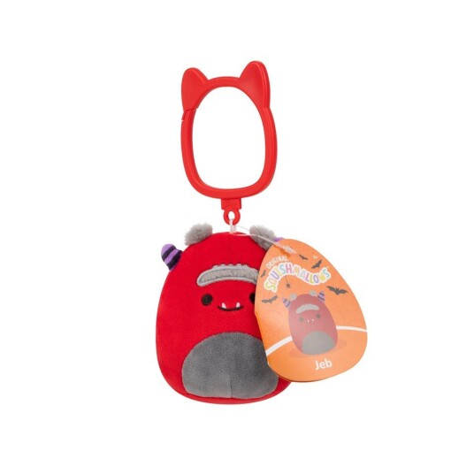 Squishmallows Halloween Nøkkelringkosedyr 9 Cm Jeb Squishmallows Halloween Nøkkelringkosedyr 9 Cm Jeb