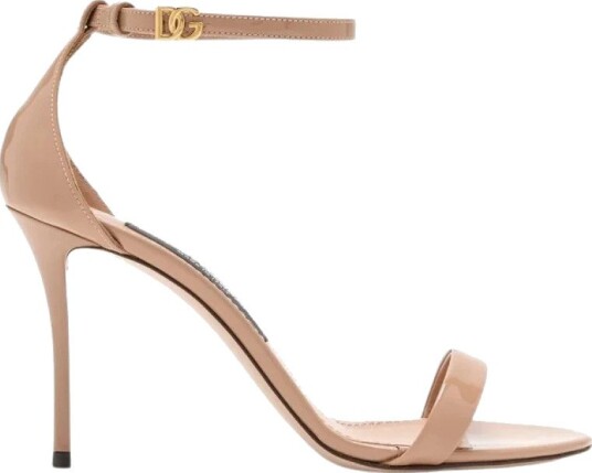Dolce & Gabbana Dame Sko Beige 38 1/2 EU,