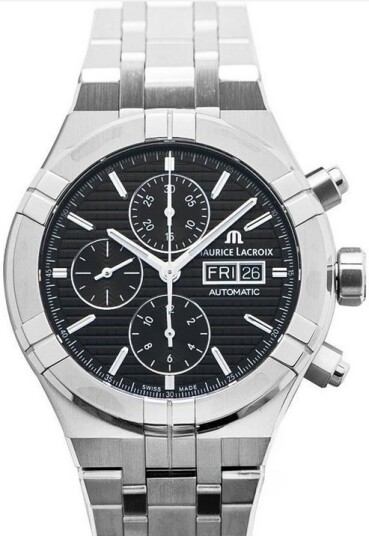 Maurice Lacroix Herreklokke AI6038 SS002 330 1 Aikon Sort/Stål Ø44