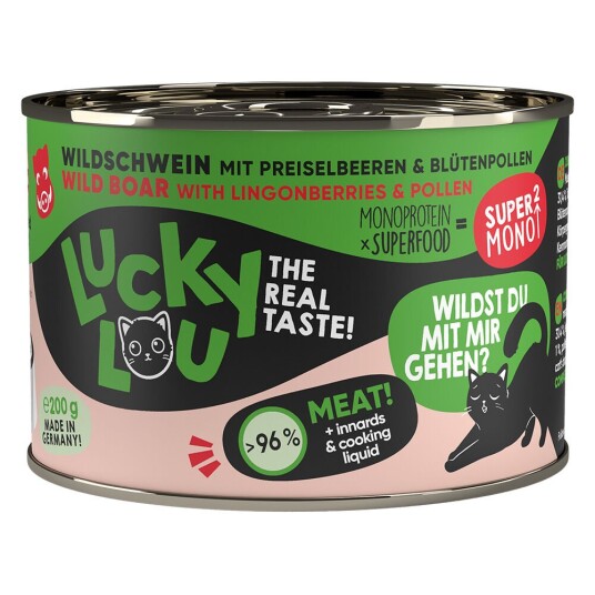 Lucky Lou Supermono² 6 X 200 G Villsvin Lucky Lou Supermono² 6 X 200 G Villsvin