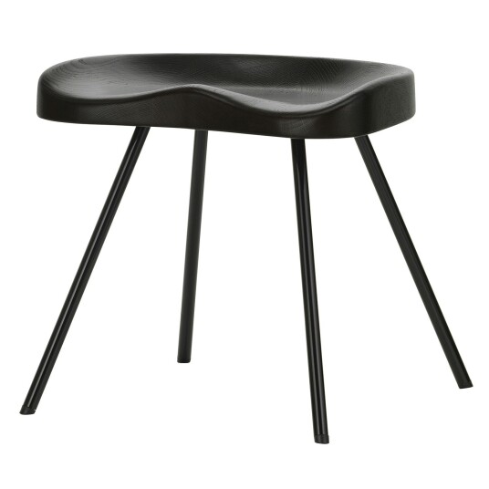 Vitra Tabouret 307 Stol Mørkbeiset Eik   Krakker Massiv Eik Sort   21205904