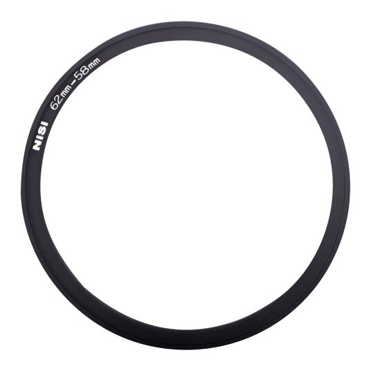 NiSi Step-Down Adapterring 62-58mm 62mm objektiv og 58mm filter