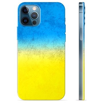 iPhone 12 Pro TPU-deksel Ukrainsk flagg Tofarget