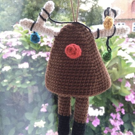 DingleDangle Rudolf av Rito Krea Rudolf Hekleoppskrift 15cm DingleDangle Rudolf av Rito Krea Rudolf Hekleoppskrift 15cm
