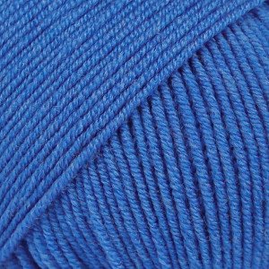 Drops Baby Merino Garn Unicolor 33 Elektrisk Blå