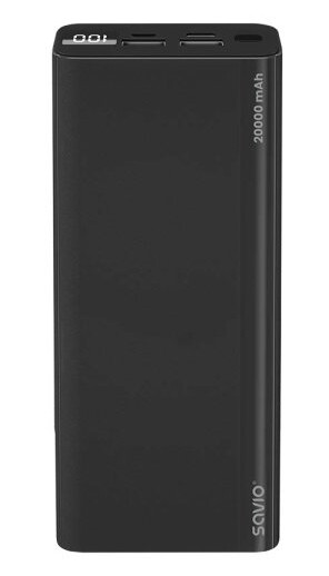 Savio BA-05 20000 mAh Svart Savio BA-05 20000 mAh Svart
