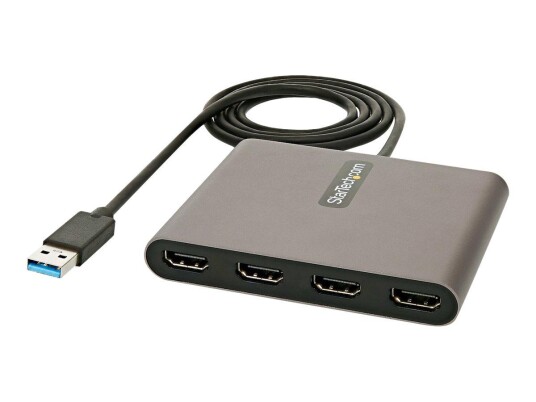 StarTech USB 3.0 til 4 HDMI Adapter for Multi-Skjerm 1080p 60Hz