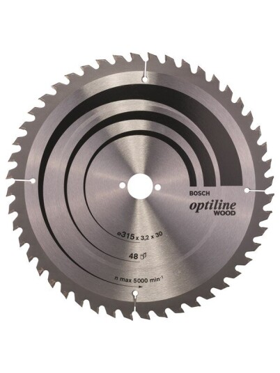Bosch Sirkelsagblad Optiline Wood 315 x 30 x 3,2 mm, 48 Bosch Sirkelsagblad Optiline Wood 315 x 30 x 3,2 mm, 48