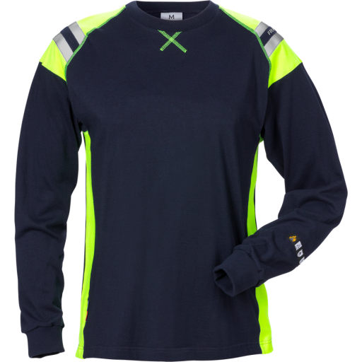 Fristads T-Shirt Flamestat Dam 7098 Tflh Klass 3 Marin 2xl