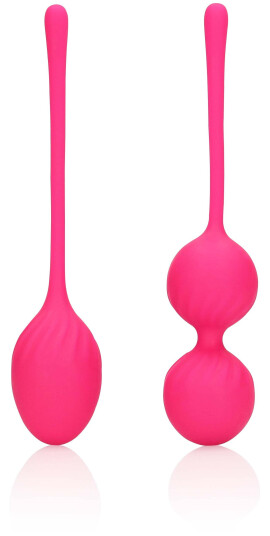Loveline 2 Piece Thumping Kegel Ball Set Wild Strawberry Loveline 2 Piece Thumping Kegel Ball Set Wild Strawberry