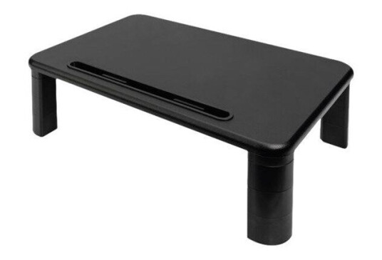 Digitus Ergonomisk Skjermstativ med Justerbar Høyde og Bærbar Design, Svart Digitus Ergonomisk Skjermstativ med Justerbar Høyde og Bærbar Design, Svart