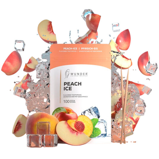 Wunder Tannpirkere Smaksatt PEACH Ice Refill Wunder Tannpirkere Smaksatt PEACH Ice Refill