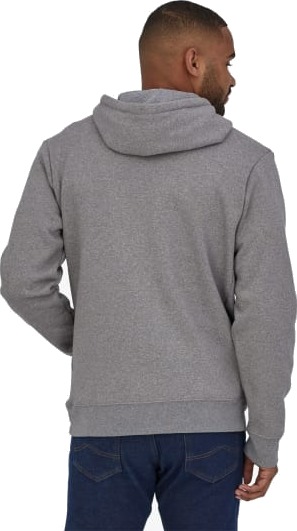 Patagonia P-6 Logo Uprisal Hoody Herre Gravel Heather L Patagonia P-6 Logo Uprisal Hoody Herre Gravel Heather L