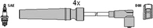 Tennplugg kabelsett HITACHI 134119