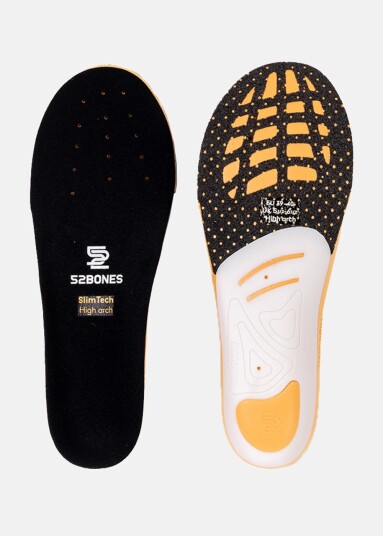 52 Bones Slimtech Black High Support 47-48 Såler 52 Bones Slimtech Black High Support 47-48 Såler