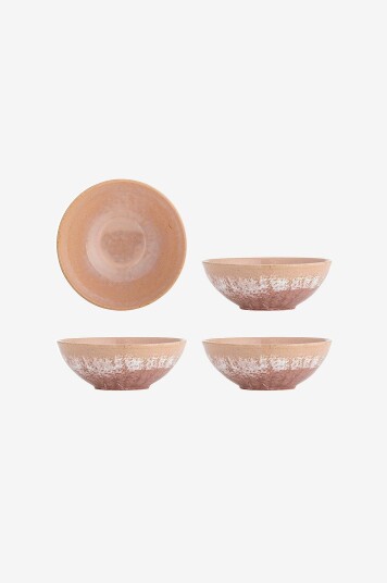 Bloomingville Darlene Bowl sett med 4 stk. Rosa Bloomingville Darlene Bowl sett med 4 stk. Rosa