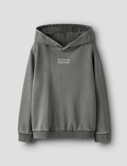 Name It Nkmbrook Ls Nreg Sweat Wh Unb Box Grey 122 128