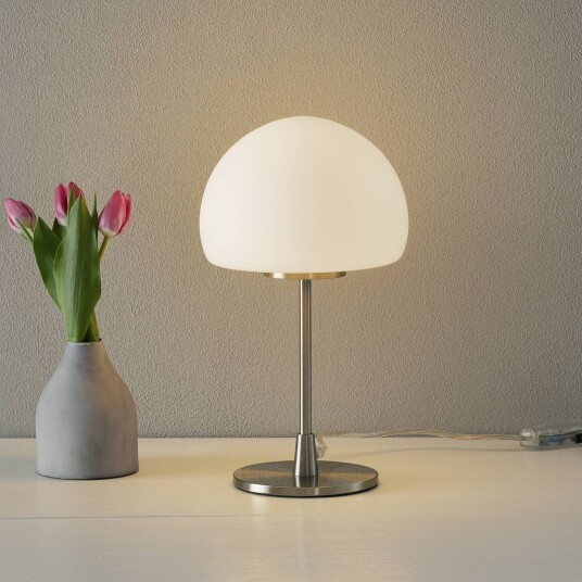 Fabas Luce Nattbordslampe Gaia big Aluminium / grå / sink Soverom Metall Moderne Fabas Luce Nattbordslampe Gaia big Aluminium / grå / sink Soverom Metall Moderne