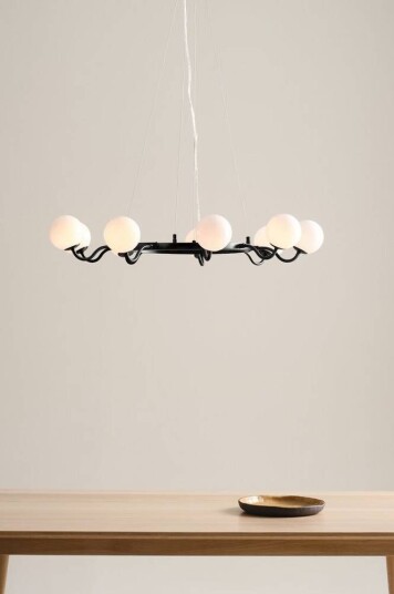 CURVY taklampe Svart CURVY taklampe Svart
