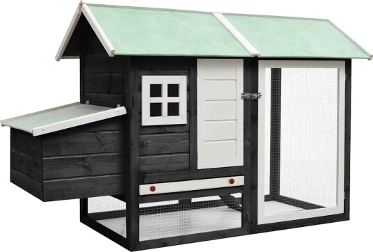 Vidaxl Kyllingbur Grå 170X81X110 cm Heltre Furu Og Gran Vidaxl Kyllingbur Grå 170X81X110 cm Heltre Furu Og Gran