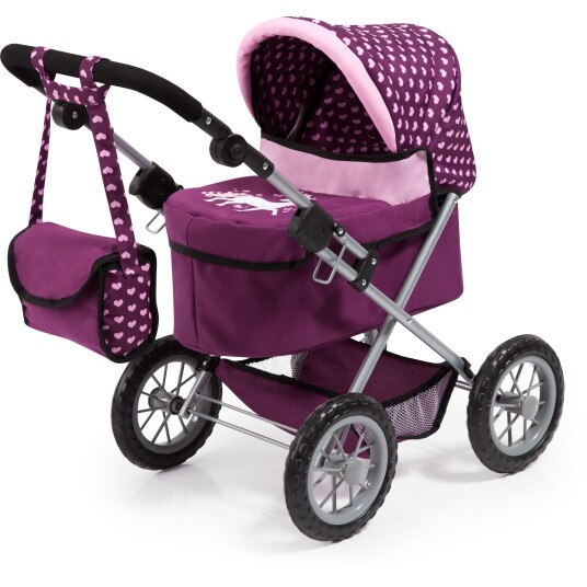 Bayer Dolls Pram Trendy Purple 13037AA Bayer Dolls Pram Trendy Purple 13037AA
