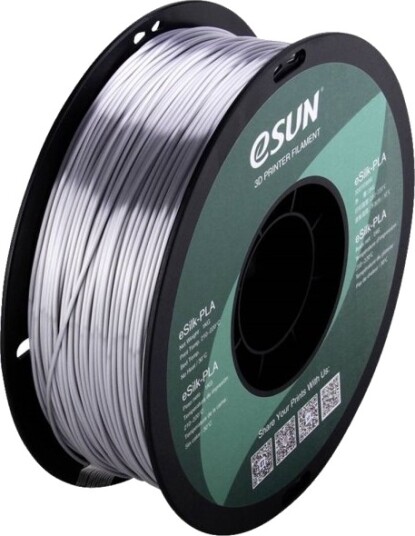 Esun Epla-Silk Silver Metallic Pla-Filament 1.75 Mm 1 Kg
