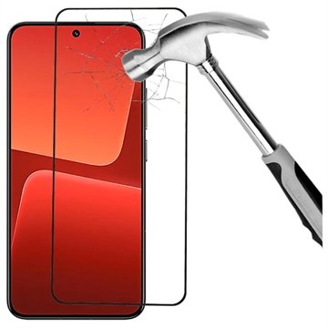 Xiaomi 13T/13T Pro Full Dekning Beskyttelsesglass Case Friendly Svart Kant