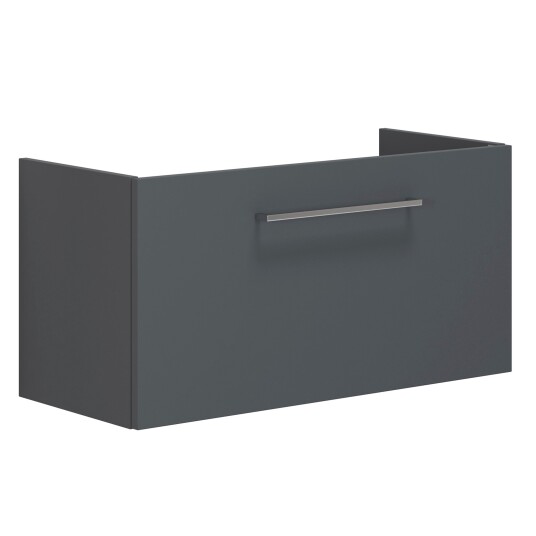 Dansani Mido+ Slim Servantskap 1 Skuff B50-80xd35cm Uten Servant Grå Matt / 80cm