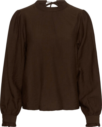 Kaffe Karea Solid Blouse Brown 42