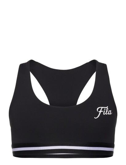 FILA Lunata Graphic Taped Bra Top Black 170 176
