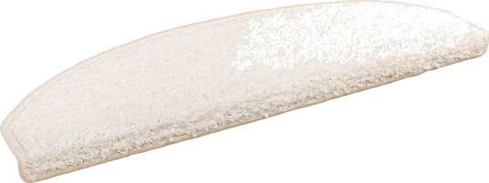  Selvlimende trappematter 15 pcs Hvit 80 x 24,5 x 3,5 cm