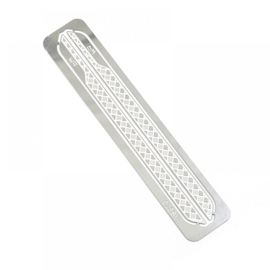 Yeah Racing TR4M-028SV STAINLESS STEEL ROCK RAILS DIAMOND PLATE Yeah Racing TR4M-028SV STAINLESS STEEL ROCK RAILS DIAMOND PLATE