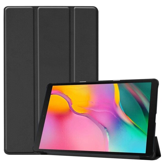 INCOVER Samsung Galaxy Tab A 10.1 (2019) Sammenleggbar Deksel m. Stativ - Svart INCOVER Samsung Galaxy Tab A 10.1 (2019) Sammenleggbar Deksel m. Stativ - Svart