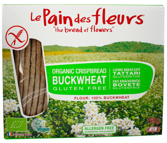 Le Pain Des Fleurs Bokhveteknekkebrød 125g