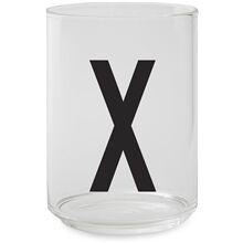 Design Letters Drikkeglass A-Z X Design Letters Drikkeglass A-Z X