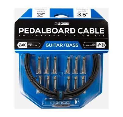 Boss Bck-12 Pedal Board Cable Kit 12 Connectors , 3.6m Cable Boss Bck-12 Pedal Board Cable Kit 12 Connectors , 3.6m Cable