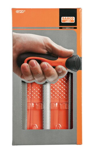 Bahco Raspesett 3 Stk. 8" for Trebearbeiding med Plastmappe Bahco Raspesett 3 Stk. 8" for Trebearbeiding med Plastmappe