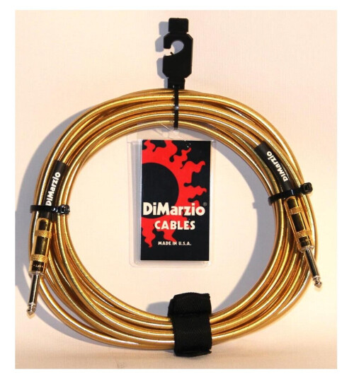 Dimarzio Ep1718ssgm Instrumentkabel Braided 5,4 M. Gull Metallic