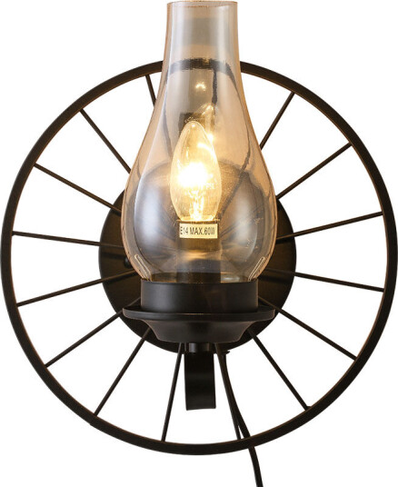12V & 230V Nordfjord rund vegglampe