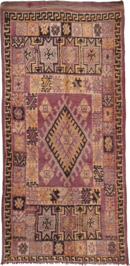 Kelim teppe Marokkansk Azilal Special Edition 380 x 180 cm Størrelse: 380 x 180 cm