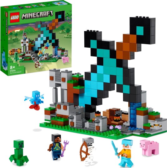 Lego Minecraft Sverdets Utpost 21244 Lego Minecraft Sverdets Utpost 21244