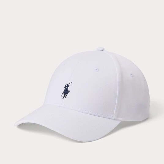 Ralph Lauren Rlx Signature Pony Twill Sports Caps Hvit Ralph Lauren Rlx Signature Pony Twill Sports Caps Hvit