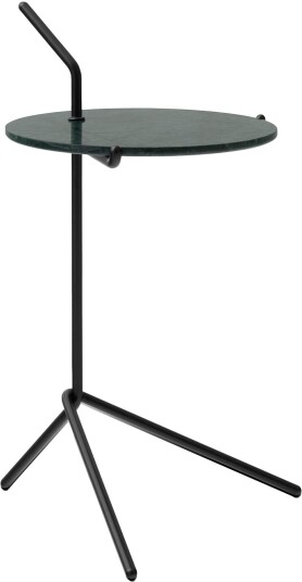 &Tradition &tradition; - Halten Side Table Sh9 Verde Guatemala/warm Black Sidebord Sebastian Herkner Svart Metall/stein