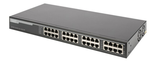 Digitus Dn-95116 - Strøminjektor (Rackmonterbar/Ekstern) - Ac 100-240 V - 250 Watt - Utgangskontakter: 16 - 1U - 19"