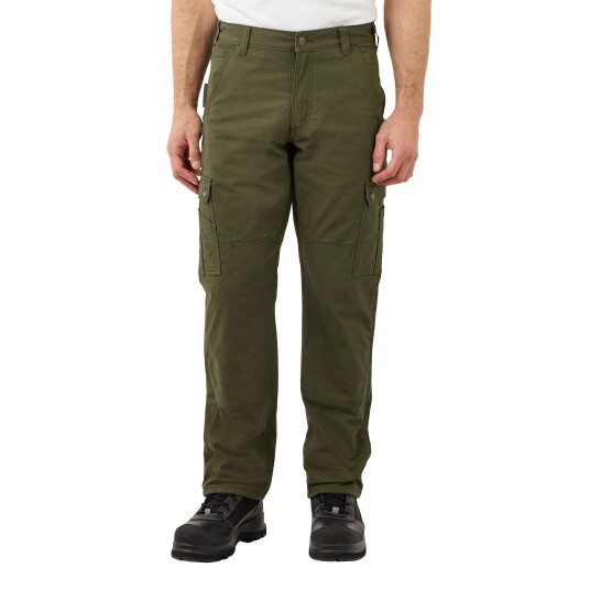Carhartt Ripstop Lined Cargo Pants with lining Men"s Basil W34/L36 W30/L30