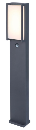 LUTEC ARCHITECTURAL QUBO HAGELAMPE M/SENSOR MØRK GRÅ LUTEC ARCHITECTURAL QUBO HAGELAMPE M/SENSOR MØRK GRÅ