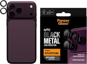 PanzerGlass iPhone 18 Pro/18 Pro Max Hoops kameralinsebeskytter med bøyler Svart