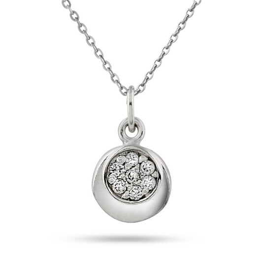 Pan Jewelry, Anheng i sølv med zirkonia Pan Jewelry, Anheng i sølv med zirkonia
